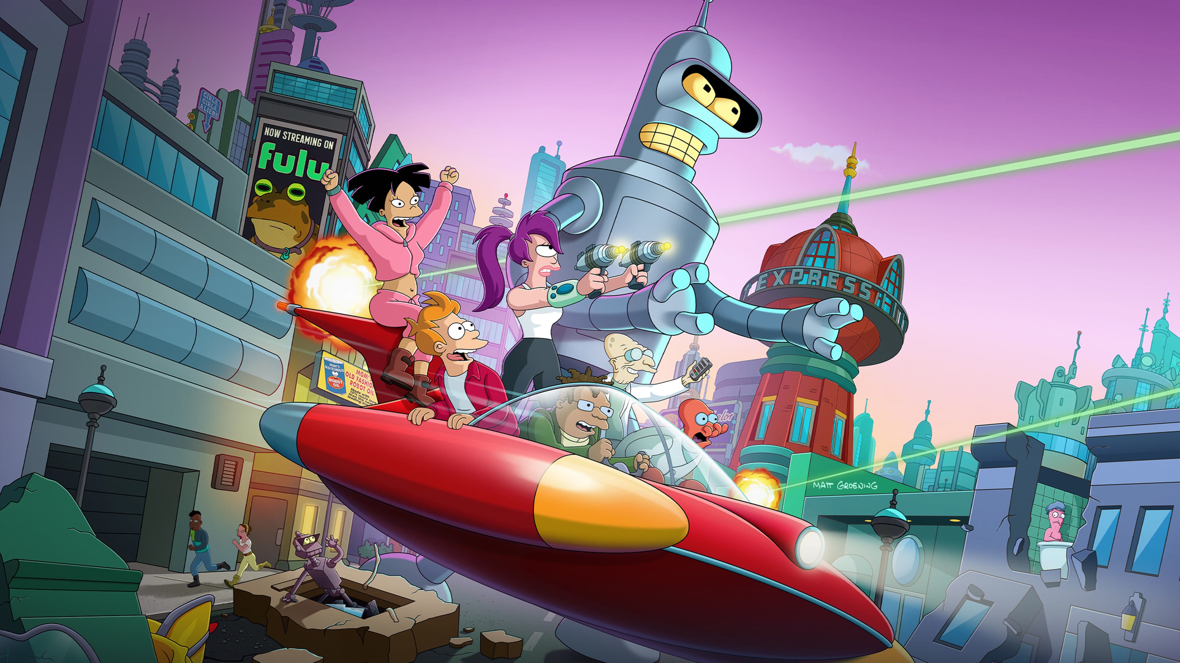Backdrop for Futurama