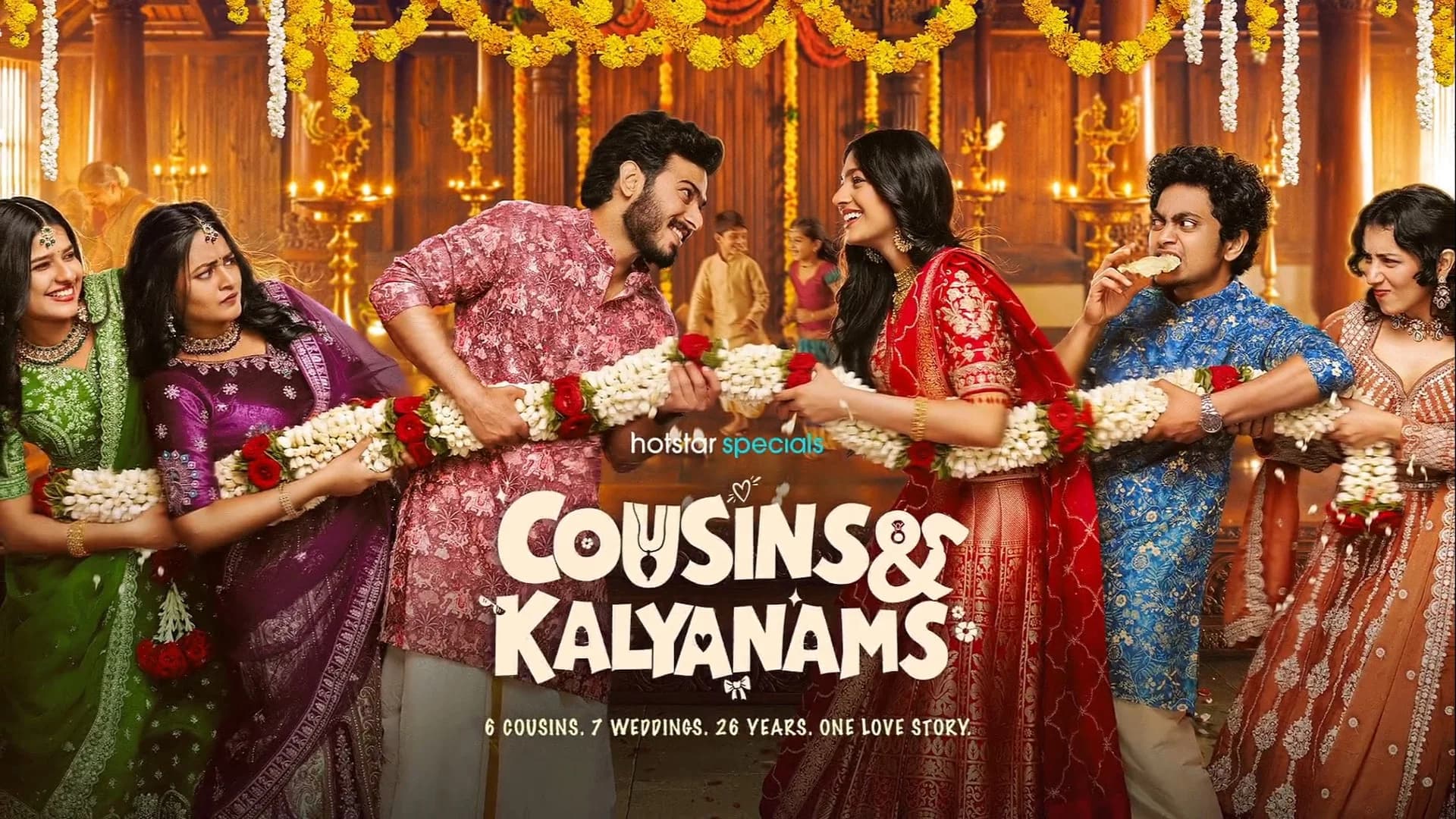 Backdrop for Cousins and Kalyanams