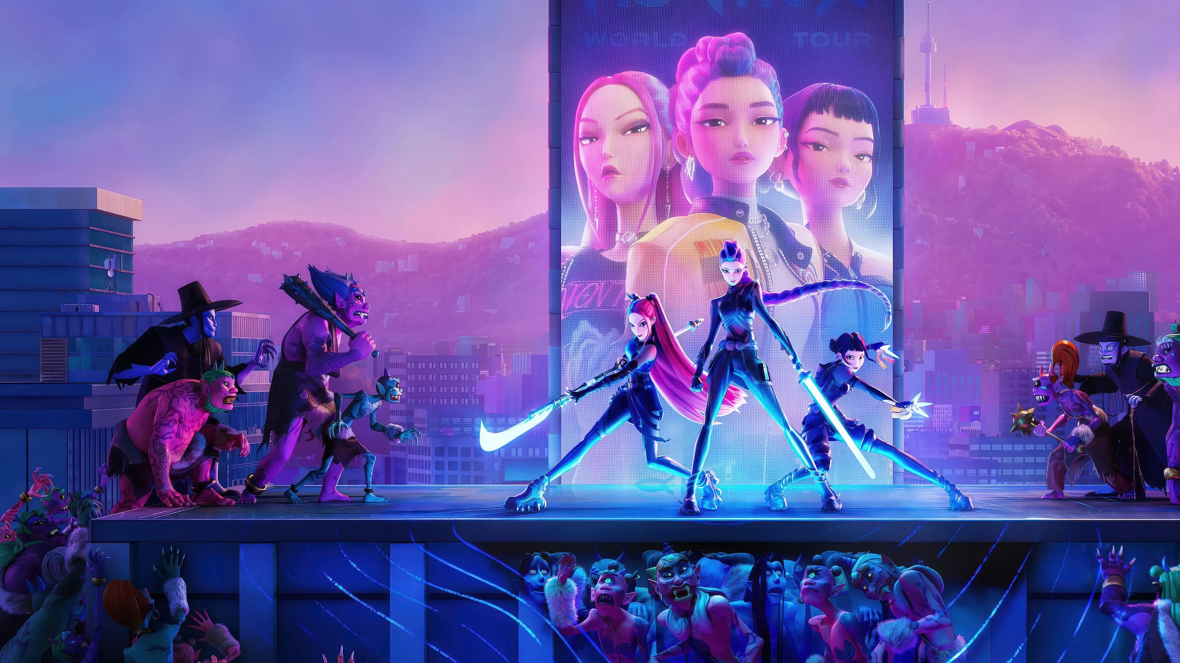 Backdrop for KPop Demon Hunters