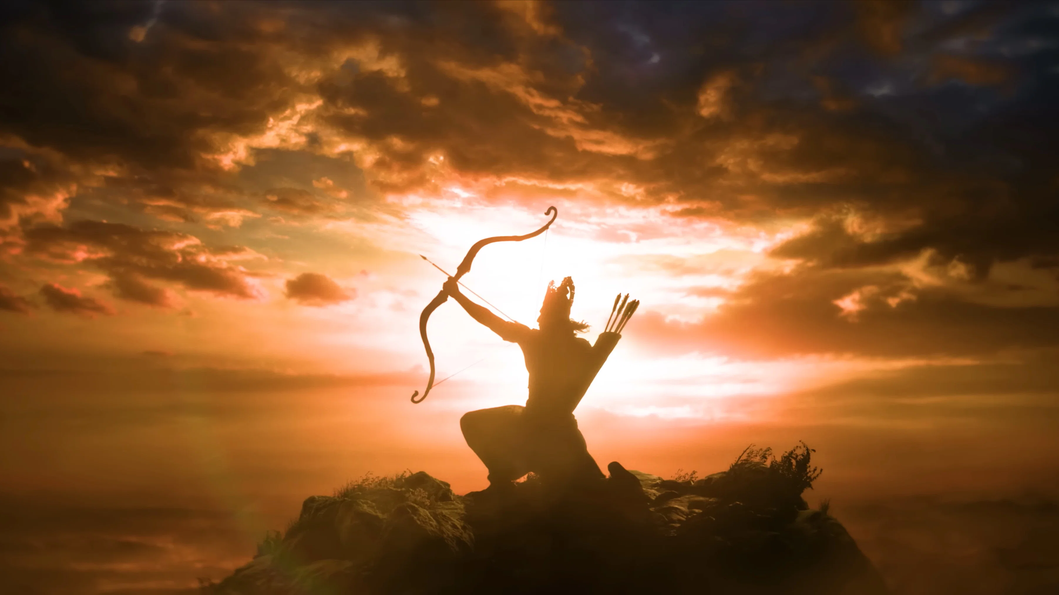 Backdrop for Ramayana